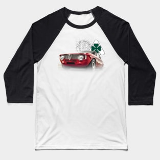 Alfa Romeo Quadrifoglio 105 GTA Coupe Baseball T-Shirt